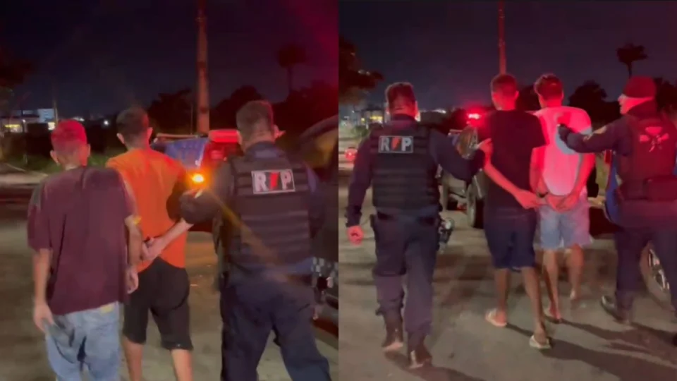 VÍDEO: grupo criminoso é preso após arrastão e perseguição policial em diversos bairros de Porto Velho