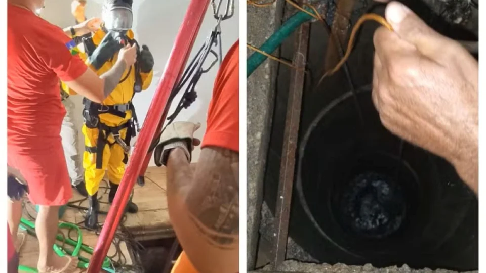 Morador sente ‘gosto estranho’ na água e encontra ossada humana em poço