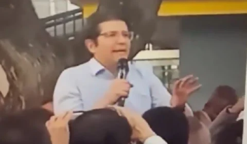 Vídeo mostra momento em que pré-candidato à presidência é baleado em discurso político na Colômbia