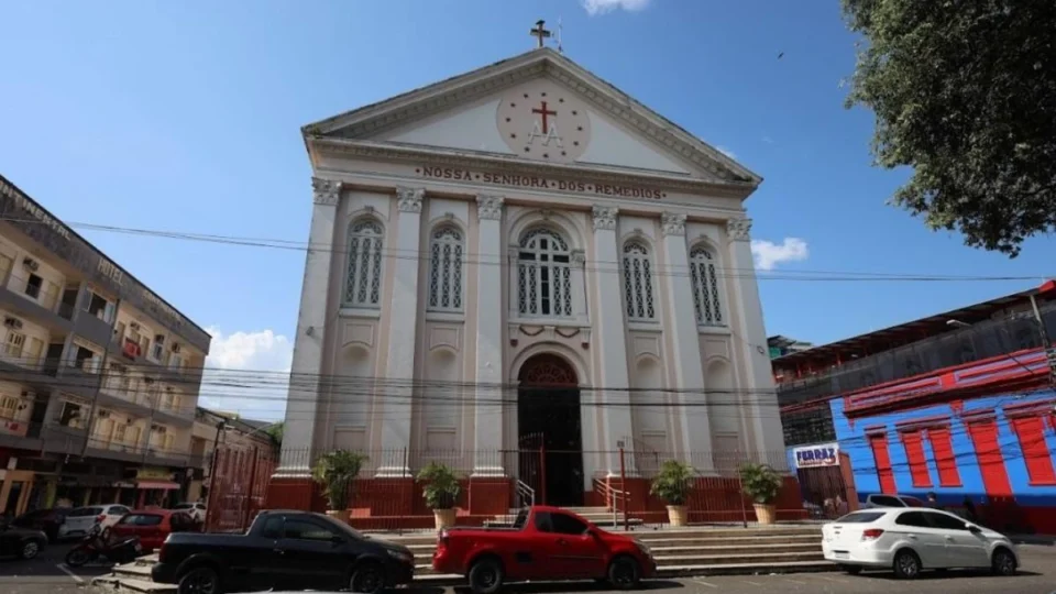 Igreja dos Remédios é reaberta após restauração e preservação no Centro Histórico de Manaus