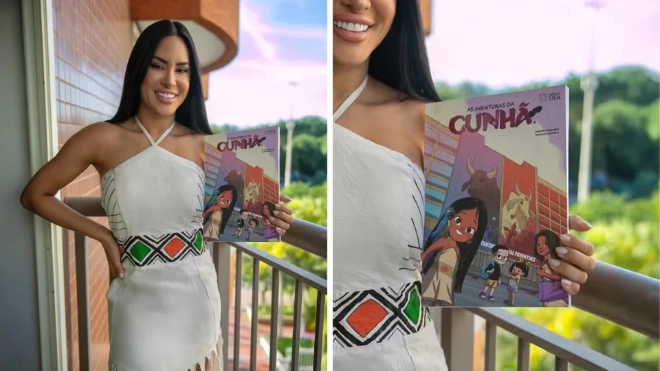 Isabelle Nogueira lança o livro ‘As Aventuras da Cunhã’ ao lado de famosos; veja fotos
