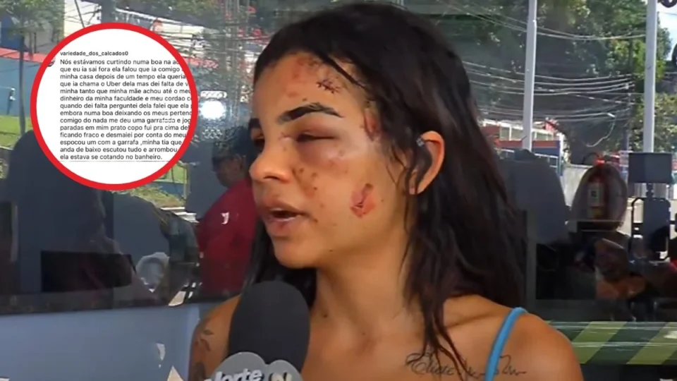 Suspeito de espancar jovem após festa em Manaus se defende após denúncia: ‘ela me deu uma garrafada’