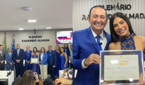 Marciele Albuquerque recebe título de Cidadã Parintinense; veja momento