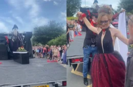 Adolescente chega a baile de formatura dentro de caixão para denunciar bullying e viraliza nas redes; veja vídeo