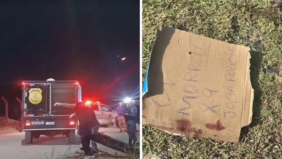 Amigos sequestrados são encontrados mortos em Manaus com bilhete ligado à facção