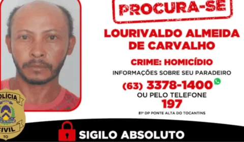 Polícia Civil do TO intensifica buscas por foragido visto recentemente em Goiás