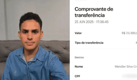 Homem no Tocantins viraliza ao devolver Pix de R$ 23 mil recebido por engano