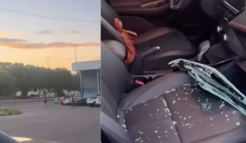 Mulher tem carro quebrado e pertences levados ao negar pagar flanelinha em Manaus