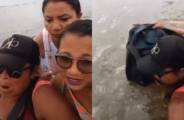 Vídeo mostra momento em que família naufraga no Rio Amazonas e viraliza nas redes; assista