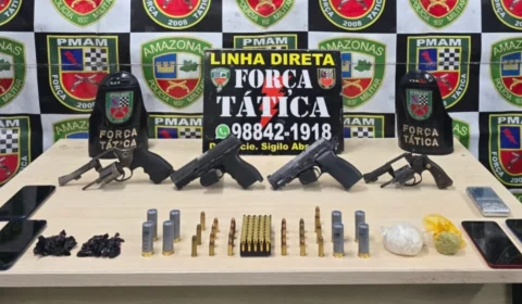 Grupo armado é preso ao preparar ataque contra facção rival na zona Norte de Manaus