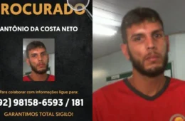 Polícia Civil divulga imagem de homem procurado por série de roubos na zona norte de Manaus