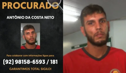 Polícia Civil divulga imagem de homem procurado por série de roubos na zona norte de Manaus