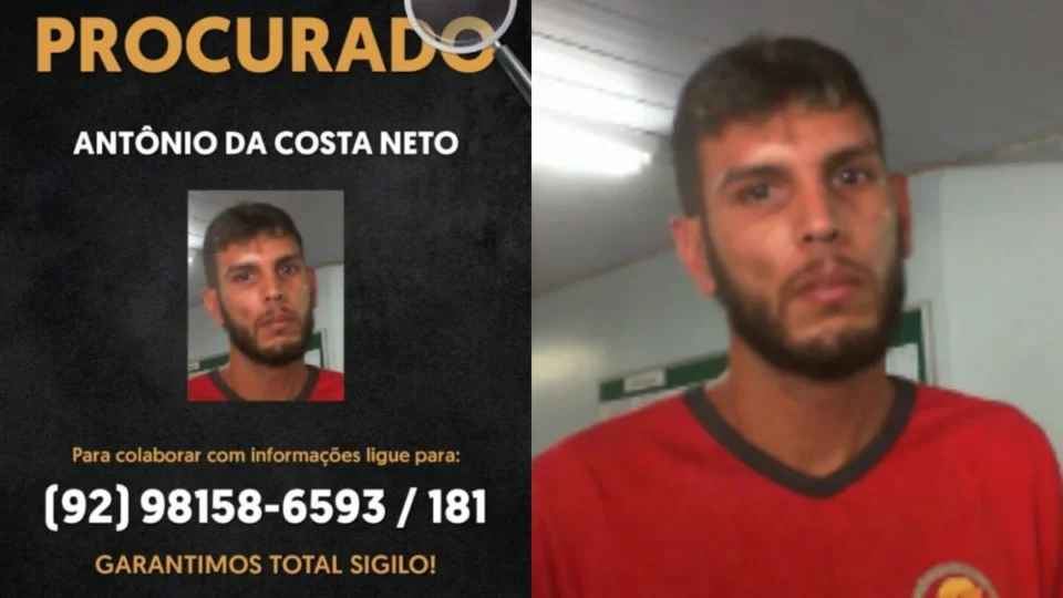 Polícia Civil divulga imagem de homem procurado por série de roubos na zona norte de Manaus