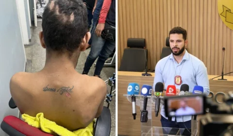 ‘Degolou o pescoço da vítima’: homem é preso após invadir casa e matar idoso em Manaus