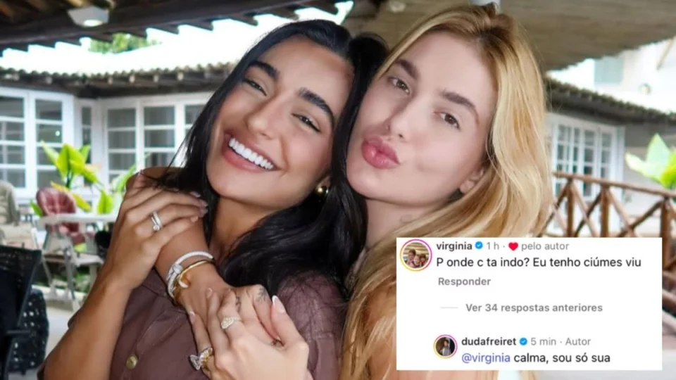 Comentário de Virginia Fonseca em publicação de Duda Freire agita rumores de romance: ‘sou sua’