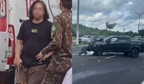 Motorista embriagado que causou grave acidente na Ponta Negra saía de motel com mulheres; veja vídeo