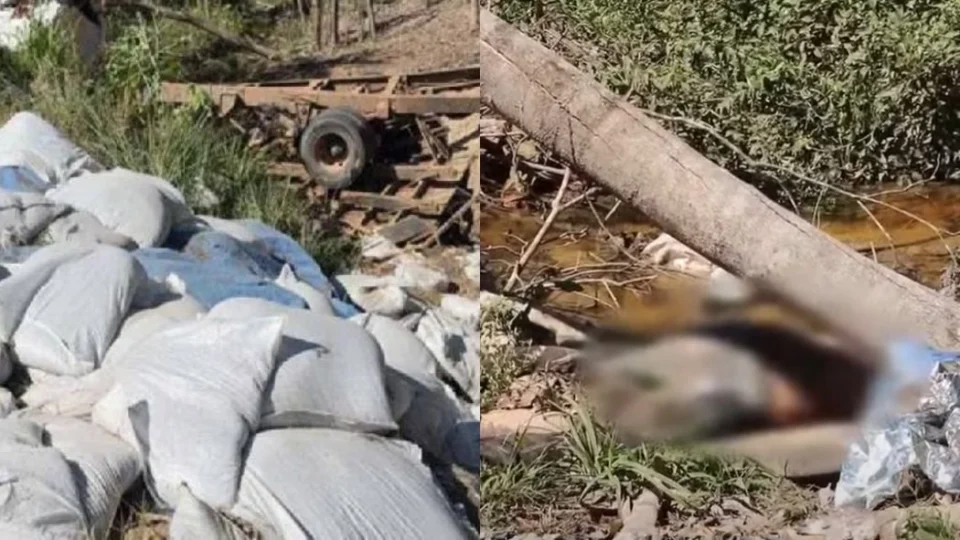 Homem morre após tombar caminhão na BR-435 entre Vilhena e Colorado