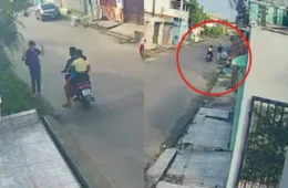 Câmeras de segurança flagram casal cometendo série de assaltos na zona norte de Manaus; confira