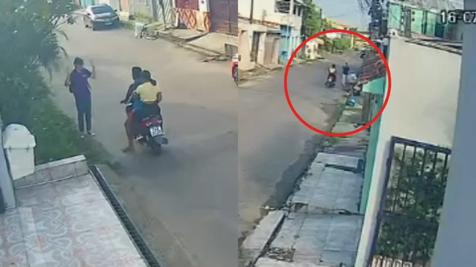 Câmeras de segurança flagram casal cometendo série de assaltos na zona norte de Manaus; confira