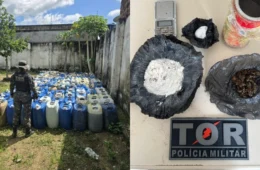 Polícia Militar apreende drogas e equipamentos de garimpo ilegal em Mucajaí (RR)