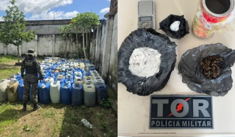 Polícia Militar apreende drogas e equipamentos de garimpo ilegal em Mucajaí (RR)
