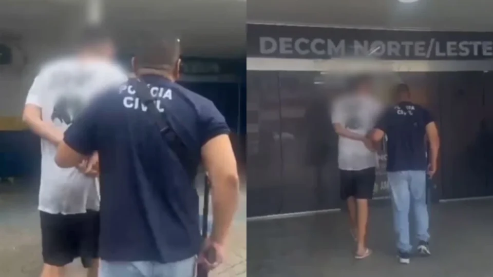 VÍDEO: homem é preso por manter mulher em cárcere privado por 15 dias em Manaus