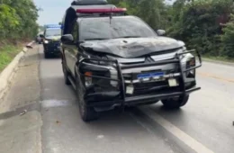 Idoso de 79 anos morre atropelado por viatura na BR-174 durante a madrugada desta segunda (21)