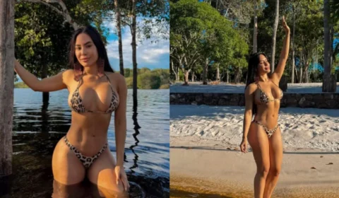 Isabelle Nogueira reage a crítica de seguidora sobre exposição do corpo: ‘vá treinar, se ame, ponha um biquíni’