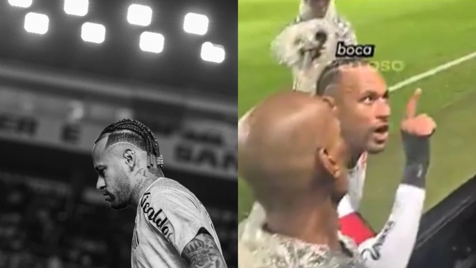 Neymar se pronuncia após bate-boca com torcedor do Santos: ‘fui ofendido de forma injusta’
