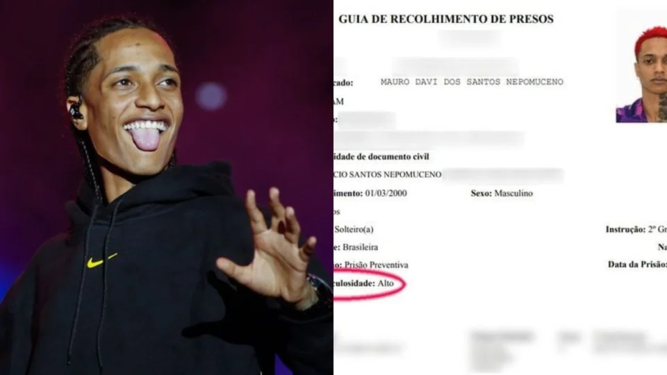 Oruam é classificado como preso de ‘alta periculosidade’ e assessoria se pronuncia: ‘a lei tem cor’