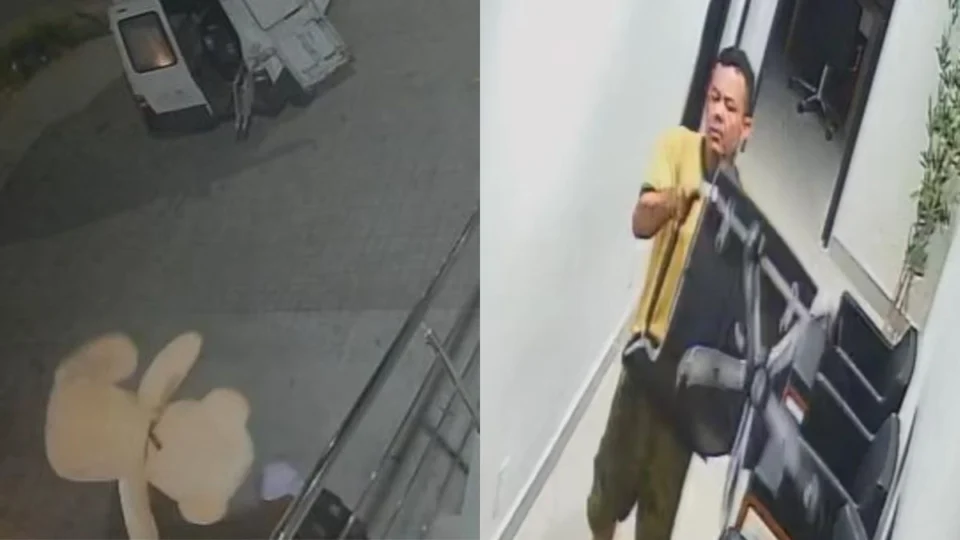 VÍDEO: trio faz arrastão em empresa no bairro Raiz, zona Sul de Manaus
