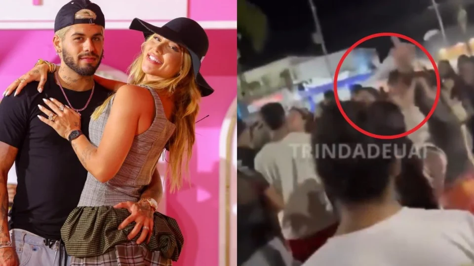 VÍDEO: homem ‘ataca’ Virginia e é agredido por irmã de Zé Felipe e amiga