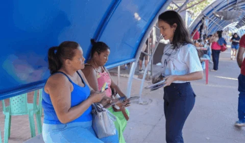 Campanha do Agosto Lilás em Palmas (TO) vai às ruas para combater a violência contra a mulher
