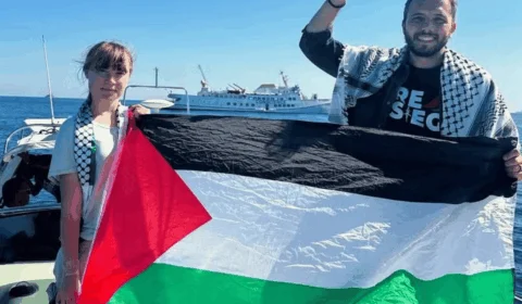 Ativista brasileiro Thiago Ávila volta à Faixa de Gaza em missão humanitária com Greta Thunberg