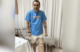 Lesão no futebol: Governador Wanderlei Barbosa passará por cirurgia nos ligamentos do joelho