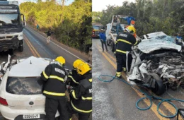 Acidente entre Tupirama e Pedro Afonso (TO) deixa 3 mortos após carro invadir contramão