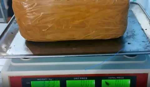 Homem é preso com 3,4 kg de pasta base de cocaína em ônibus interestadual