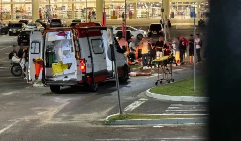 VÍDEO: adolescente é eletrocutado em estacionamento de shopping em Manaus