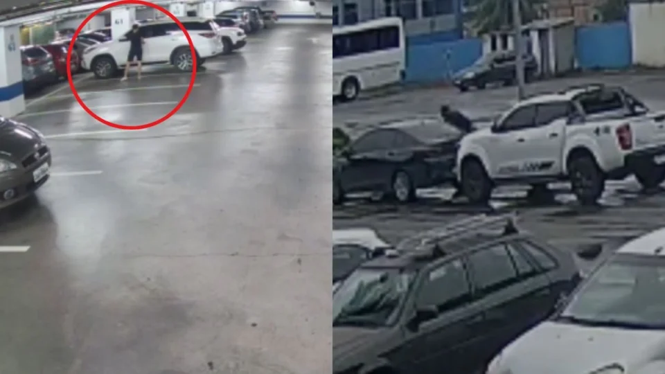 VÍDEO: dupla é presa suspeita de furtos em veículos com ‘Chapolin’ em Manaus