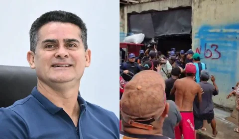 ‘Não vamos recuar’: David Almeida diz que tráfico está por trás da estrutura de ambulantes no Centro de Manaus