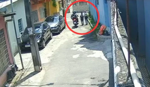 Vídeo mostra tentativa de assalto a crianças a caminho da escola em Manaus