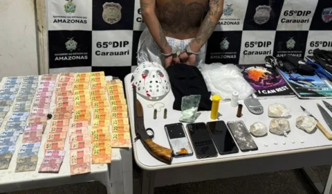 Homem é preso suspeito de torturar e manter mulher em cárcere por dívida de R$ 20 em Carauari (AM)