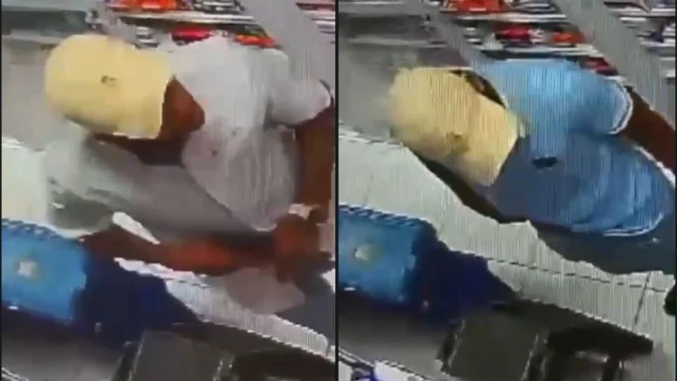 VÍDEO: homem se disfarça de funcionário para fugir após roubo em drogaria de Manaus
