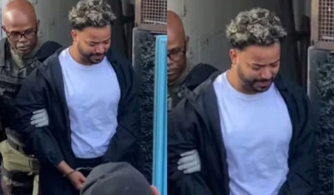 VÍDEO: Hytalo Santos é flagrado aos prantos ao ser transferido de delegacia com o marido