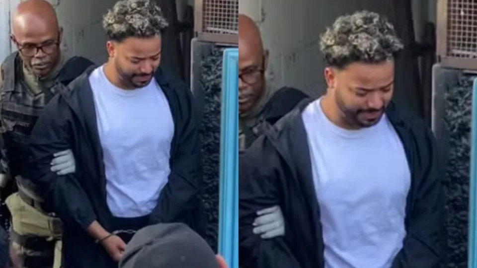 VÍDEO: Hytalo Santos é flagrado aos prantos ao ser transferido de delegacia com o marido