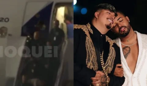 Vídeo mostra chegada de Hytalo Santos e marido ao presídio do Róger em João Pessoa