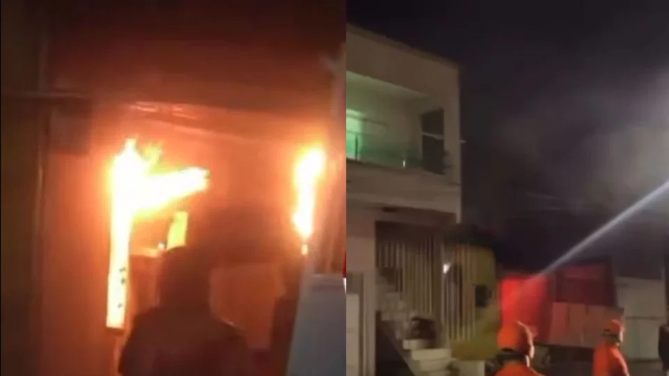 VÍDEO: casa é destruída em incêndio no bairro Alvorada, em Manaus