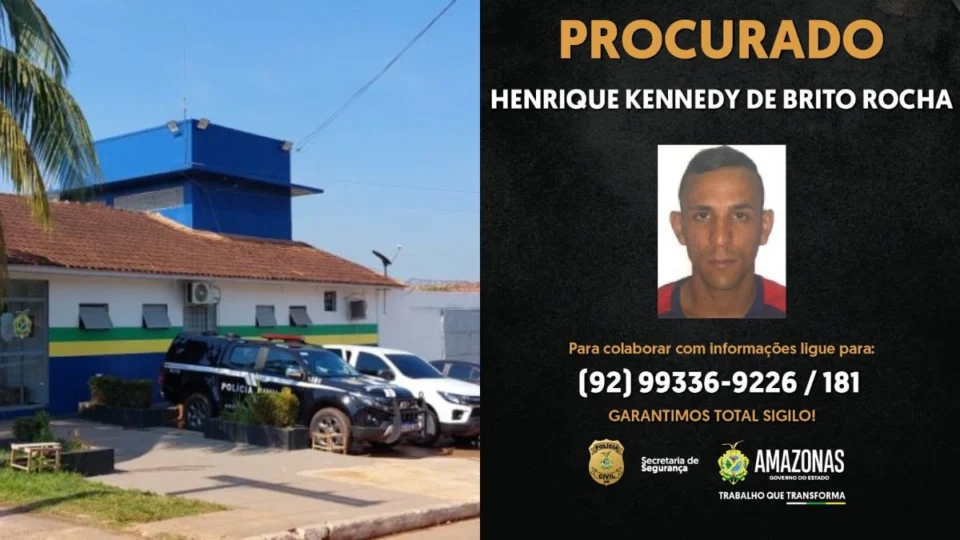 Homem é preso após dar garrafada e facadas em jovem que o rejeitou no Amazonas