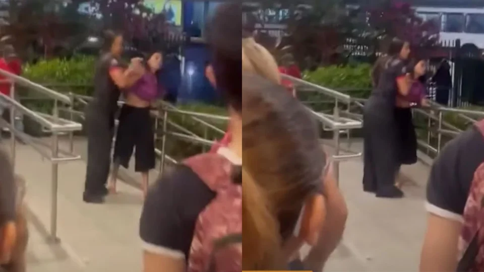 VÍDEO: mulher tenta furtar produtos no Shopping Grande Circular e é impedida por funcionária