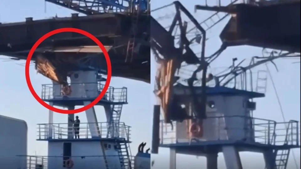 VÍDEO: rebocador colide com ponte em construção para a COP30 em Belém